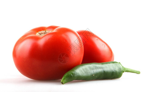 番茄红色水平绿色蔬菜背景图片