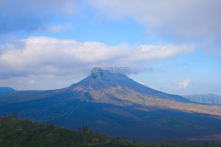 火山热带国家休眠场景旅行天空爬坡图片