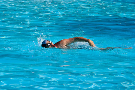 游泳男子水池能力男性肌肉运动锻炼车道运动员游泳衣背景图片