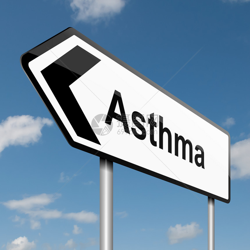 哮喘概念疾病喘息药物呼吸攻击蓝色药品保健预防支气管炎图片