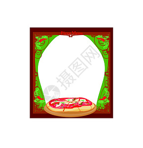 菜单比萨饼模板设计设计设计图片