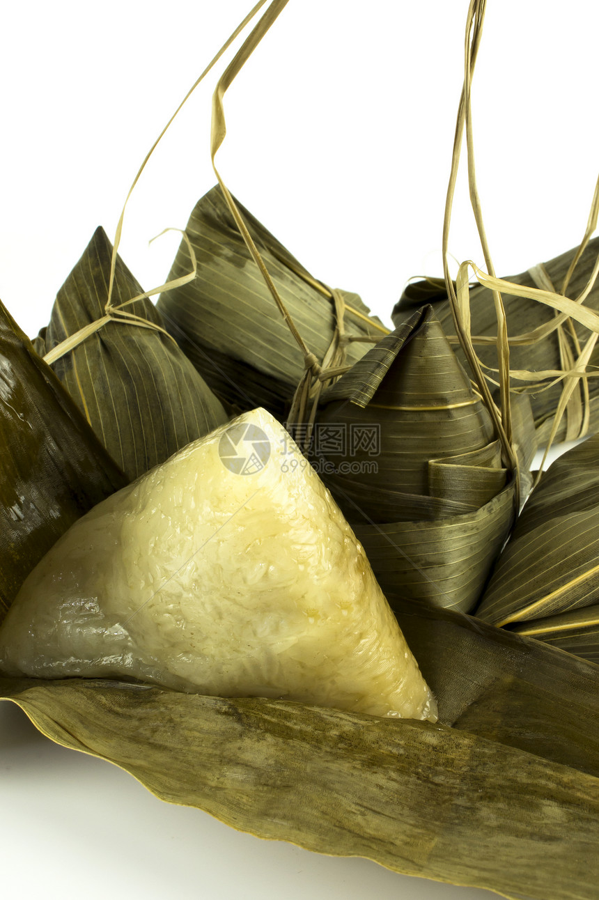 稻田大麦主食混合物节日点心竹子文化美食粽子食物饮食图片