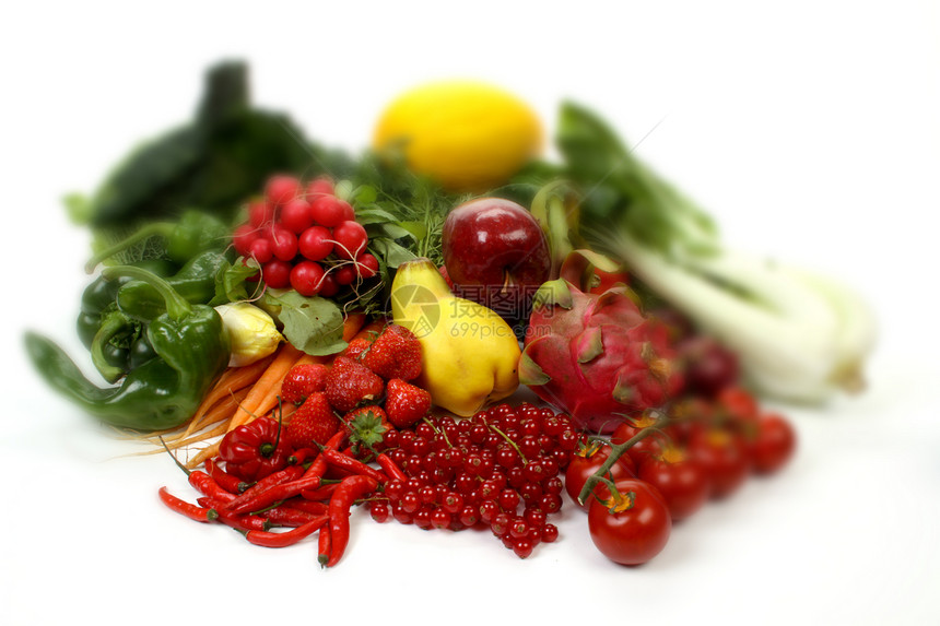 水果和蔬菜白色辣椒萝卜菊苣食物烹饪白菜图片