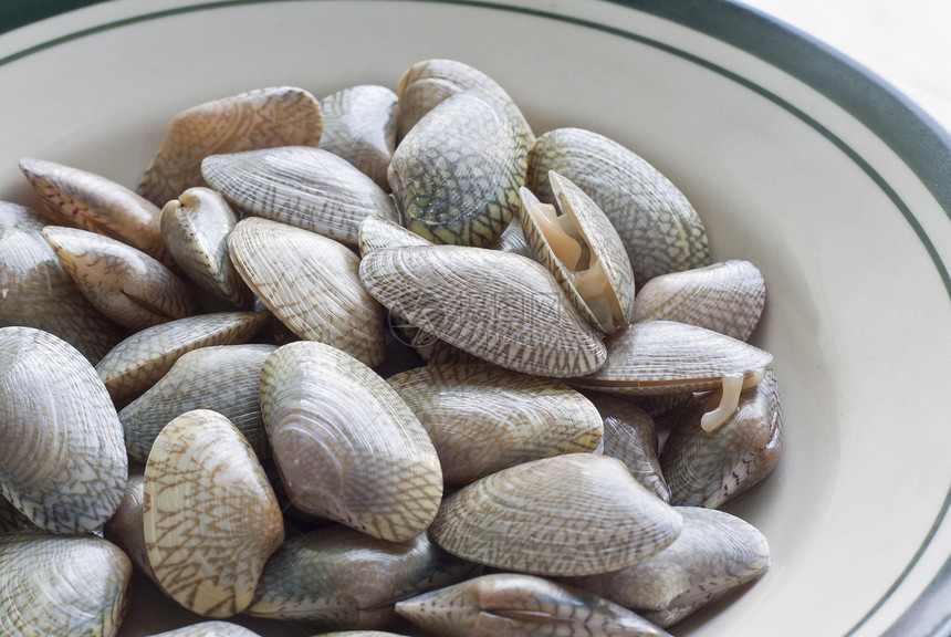 蛤商业宏观甲壳类烹饪动物熟食餐厅盘子贝类营养图片