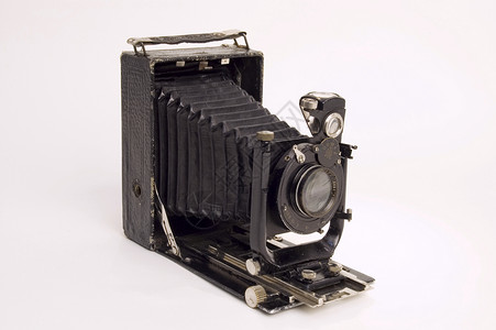 旧古典摄影机有毛皮历史照片摄影师格式相机镜片白色黑色摄影吼叫背景图片