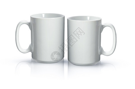 陶瓷白色咖啡杯简单的白色的高清图片