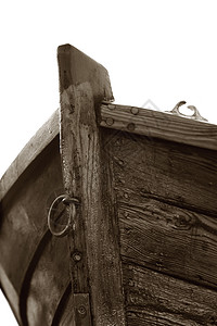 旧船乡愁棕褐色木头风化背景图片