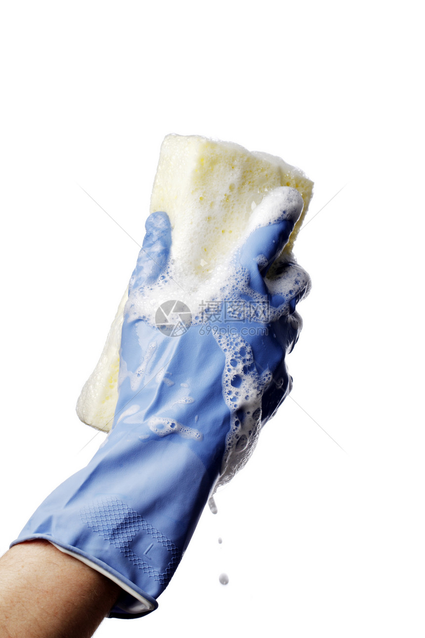 海绵琐事滴水清洁工肥皂橡胶泡沫状持有家务洗涤剂泡沫图片