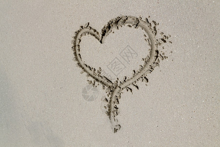 砂之心海洋海岸太阳晴天婚礼海滩背景图片