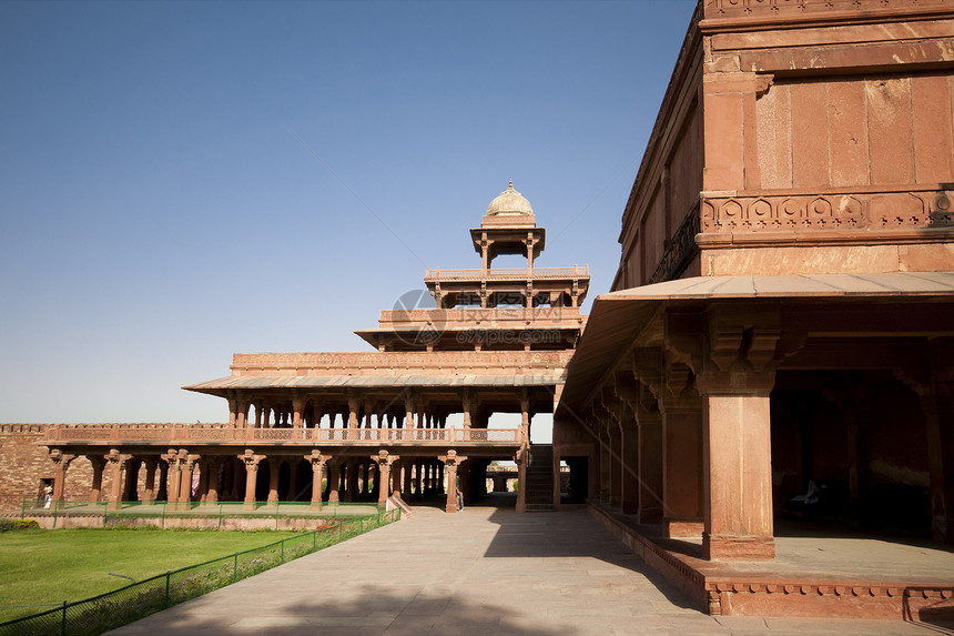 印度北方邦阿格拉建筑庭院吸引力蓝色精神世界工匠建筑学遗产首都图片