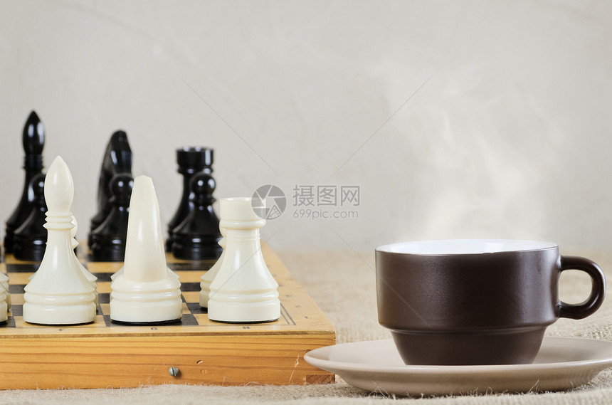 象棋战略竞赛骑士棋盘开局杯子国际游戏古董塑料图片