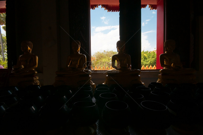塔台 东北部历史金子寺庙佛教徒艺术精神遗产建筑学宗教旅行图片