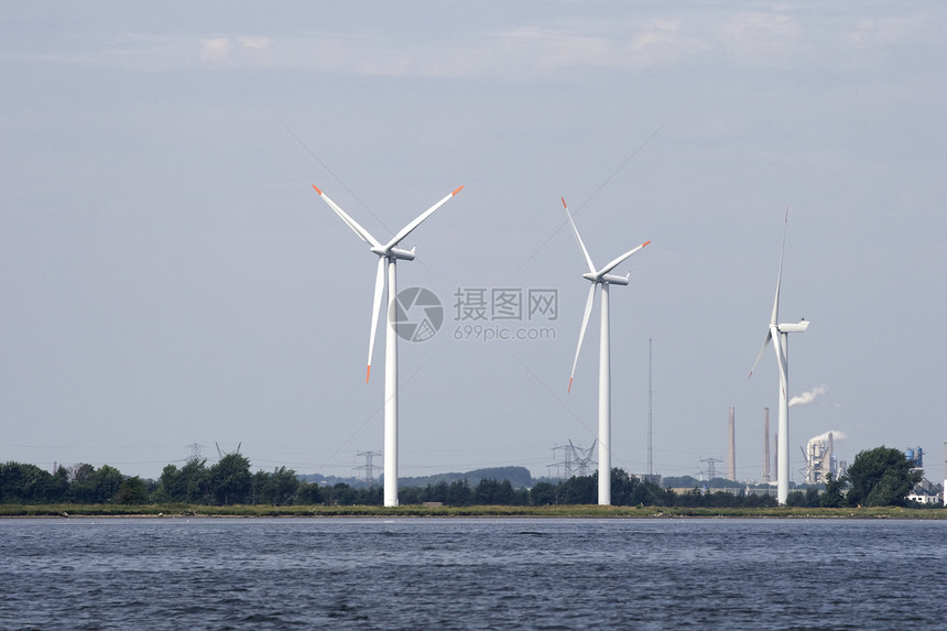 风风发电机螺旋桨力量海岸环境活力渠道电气燃料工业生产