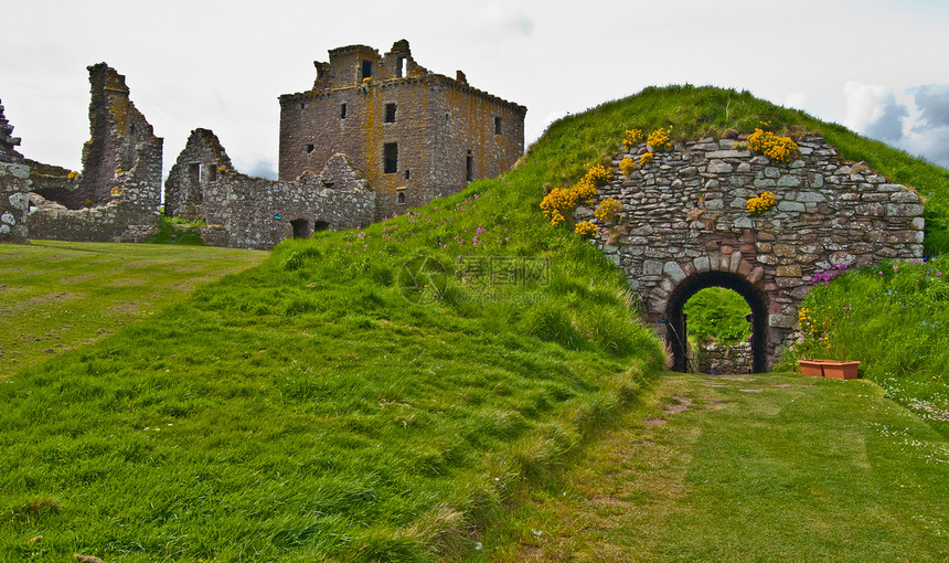 邓诺塔尔城堡历史地标废墟纪念碑建筑图片