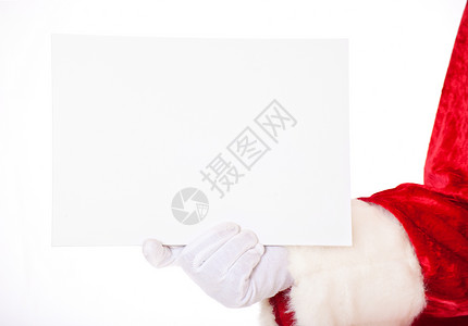 圣诞老人空白传统戏服白色符号时候外观标志背景图片