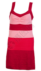红色条纹红衣裙背景图片