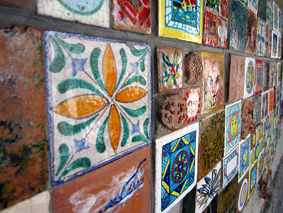 陶瓷瓷砖村庄背景图片