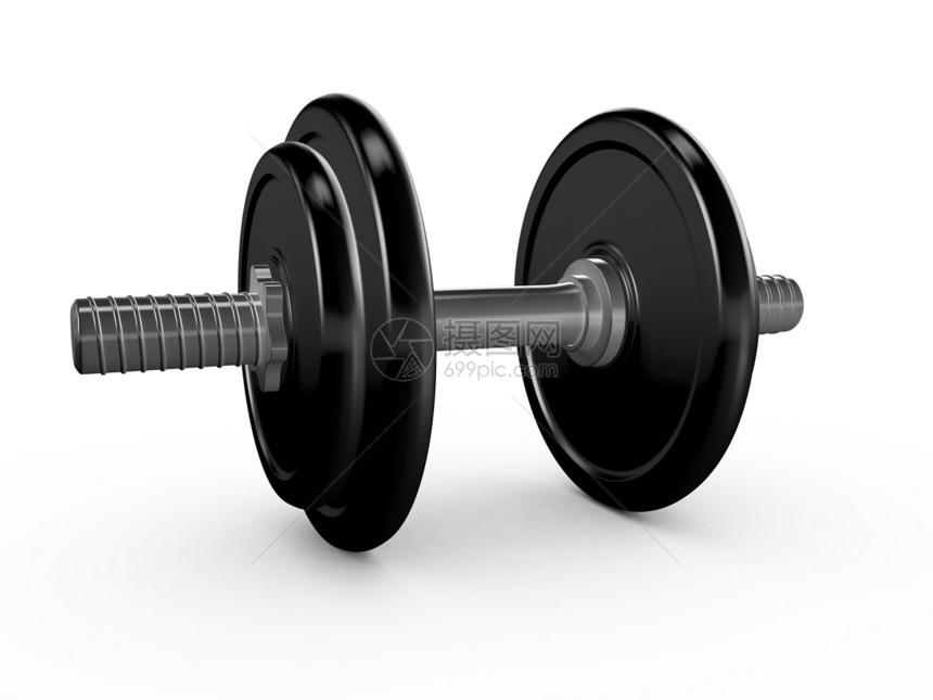 黑哑人金属力量健身合金锻炼磁盘运动杠铃重量哑铃图片