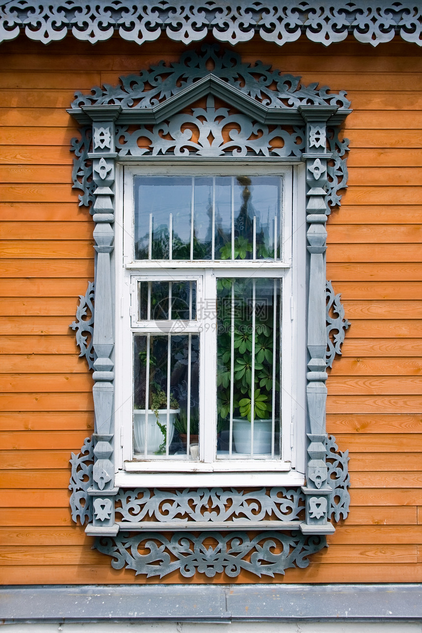 传统的俄罗斯传统窗口图片