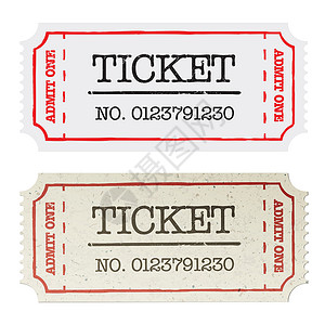 两个版本的纸票 矢量插图 EPS10高清图片