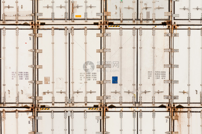 仓库集装箱堆装集装箱船运模式后勤进口海洋商业金属船厂物流全球拖运经济图片