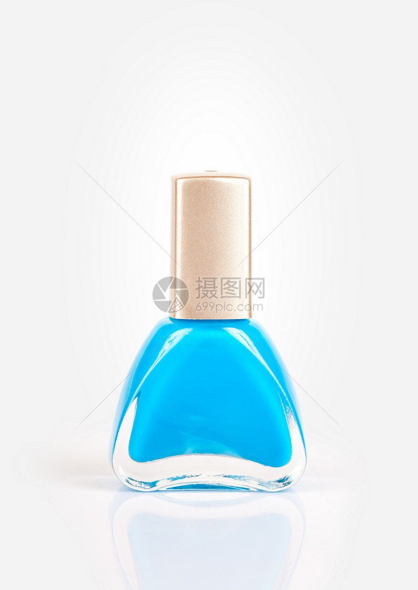 指甲油瓶子玻璃反射青色指甲紫色化妆品美甲搪瓷娘娘腔图片