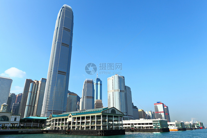 香港海港垃圾景观旅行港口商业旅游场景建筑城市晴天图片