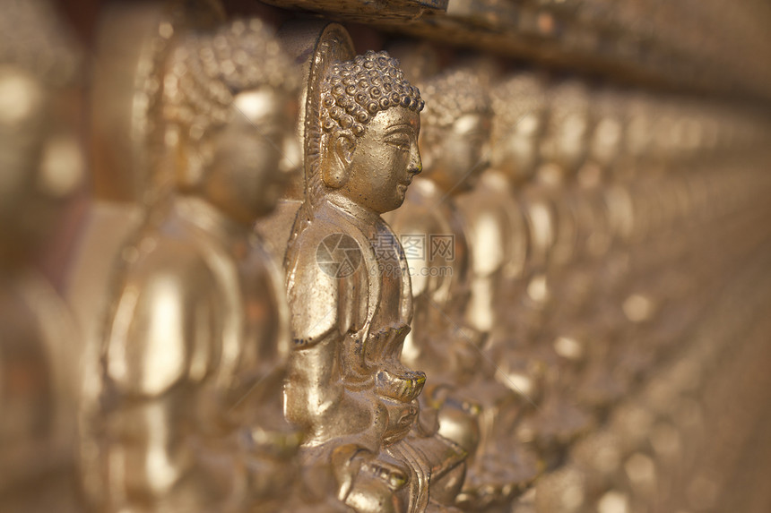 佛像青铜黄铜佛教徒雕像旅游面孔旅行尊敬金属图片
