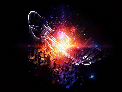 音乐魔术紫色民间舞蹈旋律娱乐歌曲音乐会笔记小提琴黄色背景图片
