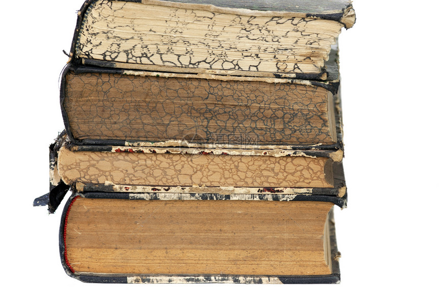 旧书打印图书档案知识古董历史性遗产体积出版物破烂图片