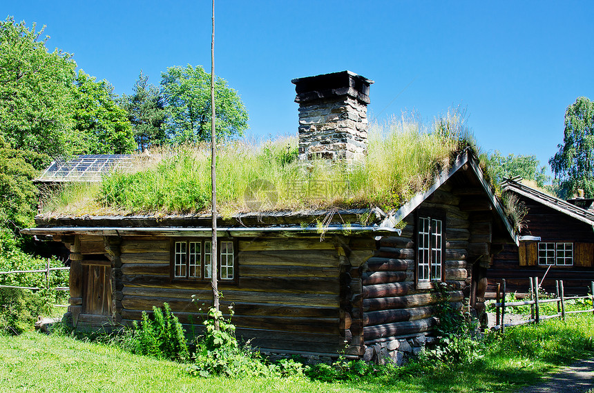古十八世纪的挪威住房图片
