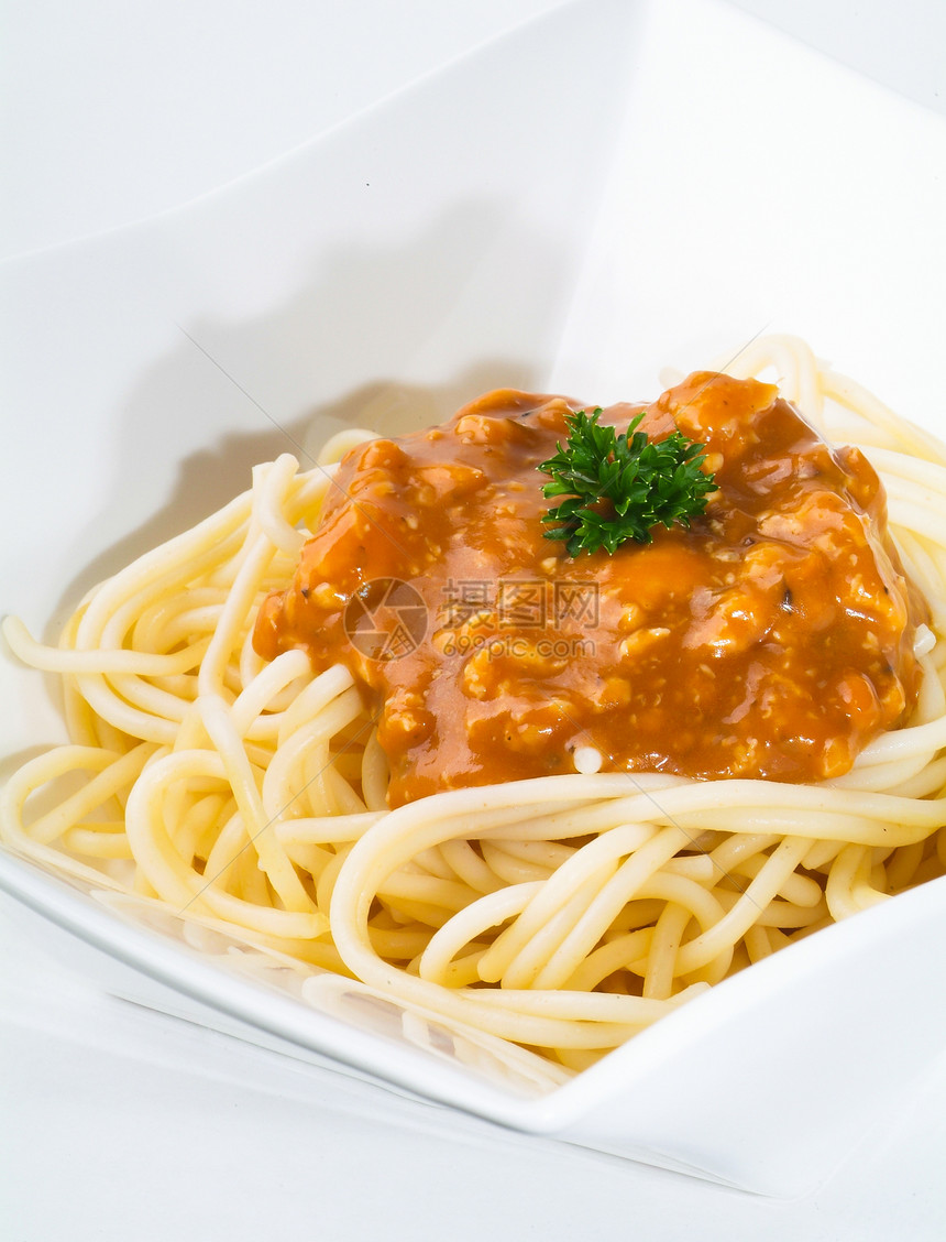 意大利面 意大利面和鸡肉蔬菜美食红色奶油餐厅面条熏制盘子午餐食物图片