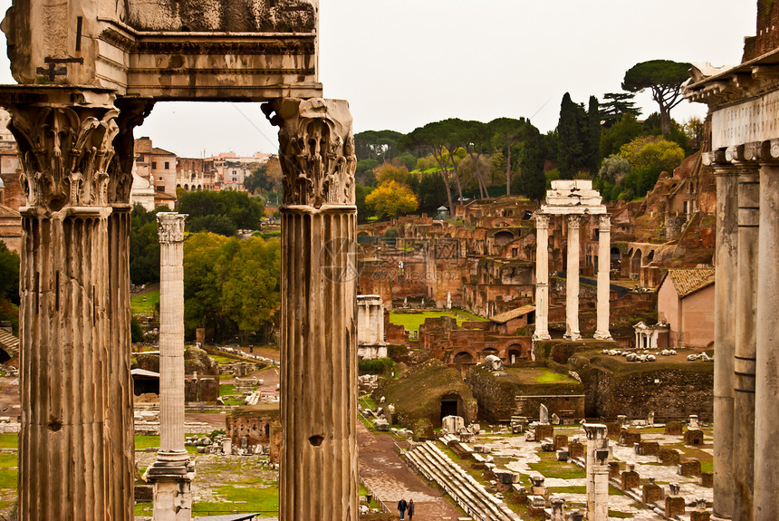 罗马人论坛假期古董建筑帝国文化地标废墟纪念碑历史历史性图片