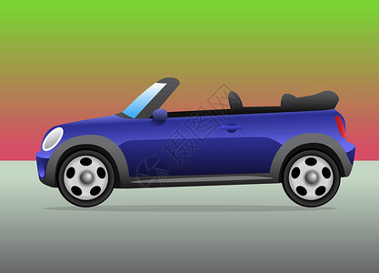 车店装修素材有彩色背景的小型运动车可兑换设计图片