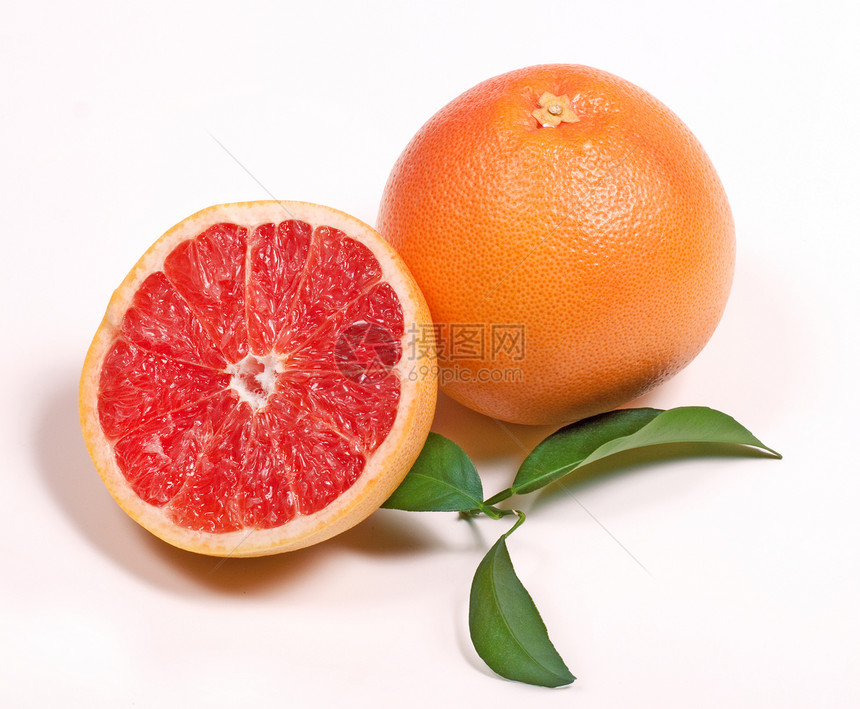 开菜果绿色叶子团体红色黄色白色粉色食物橙子水果图片