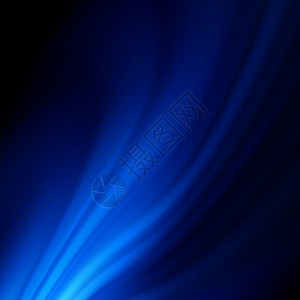 蓝色平稳旋转光线背景 EPS 8阴影辉光漩涡科学力量弯曲橙子闪电插图耀斑设计图片