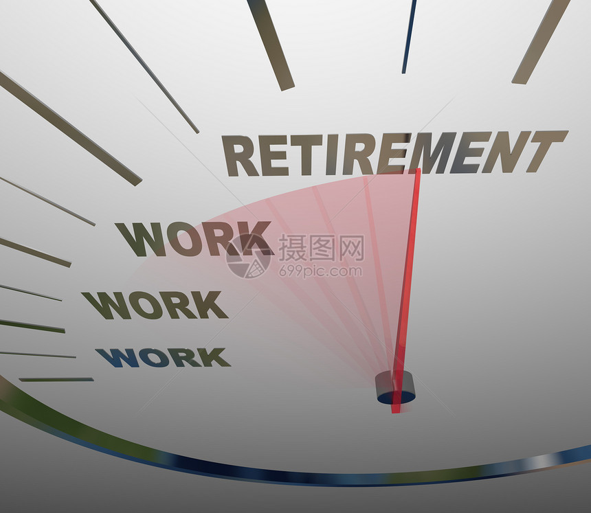 退休速度计至结束工作职业的速率图片