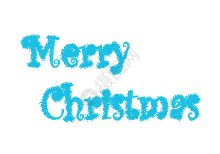 圣诞快乐标签写作标题打印刻字字体问候语邀请函绘画插图背景图片