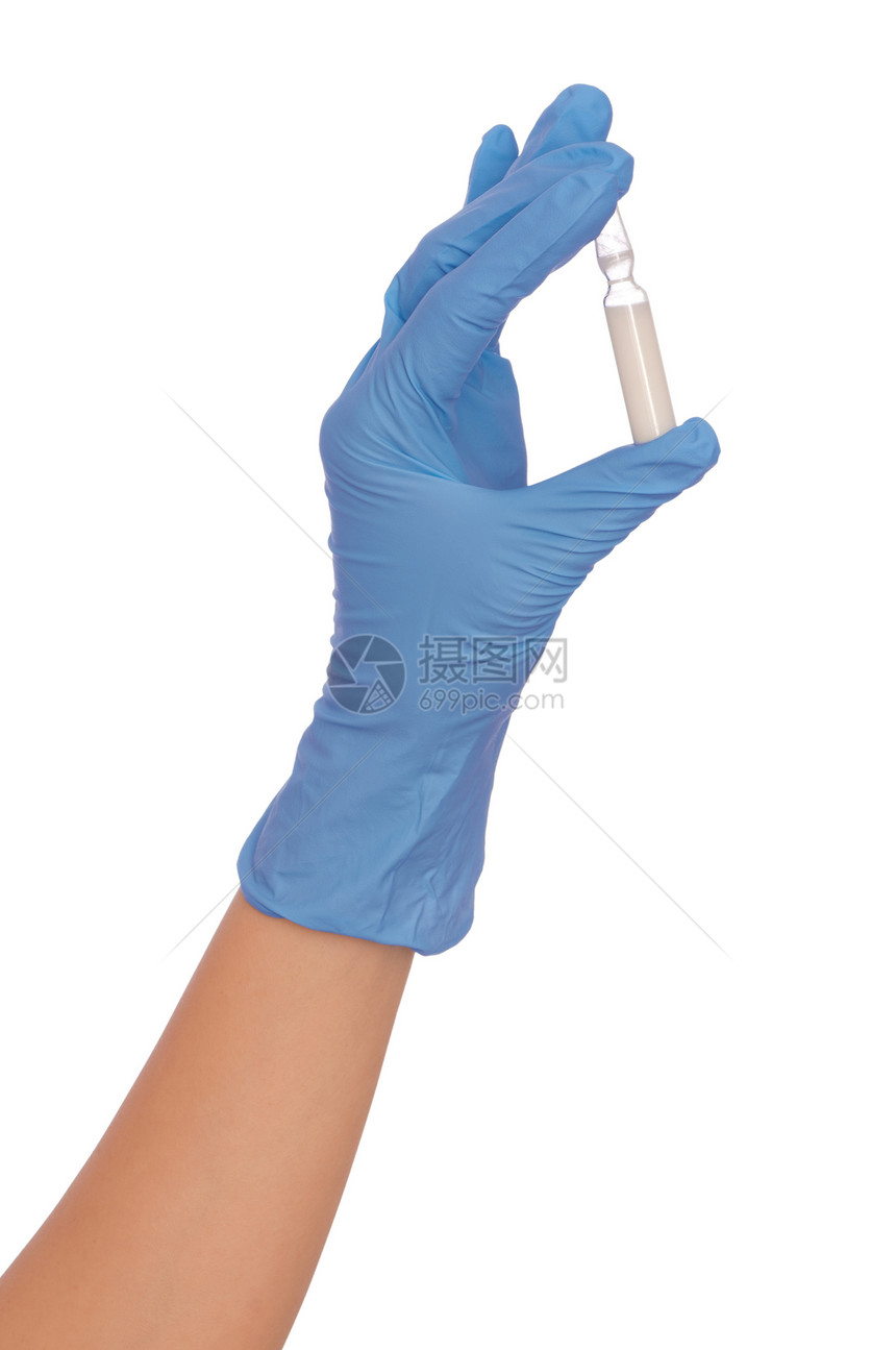 接种疫苗的药剂专注样本创新外套玻璃生物疾病手套酊剂职业图片