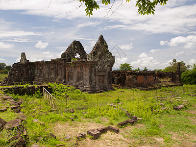 南老挝的Wat Phu高清图片