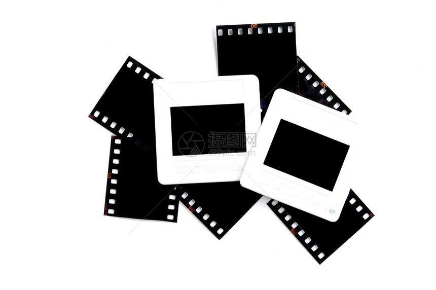幻灯片影片和框架正方形空白边框艺术塑料白色剪裁推介会摄影展示图片