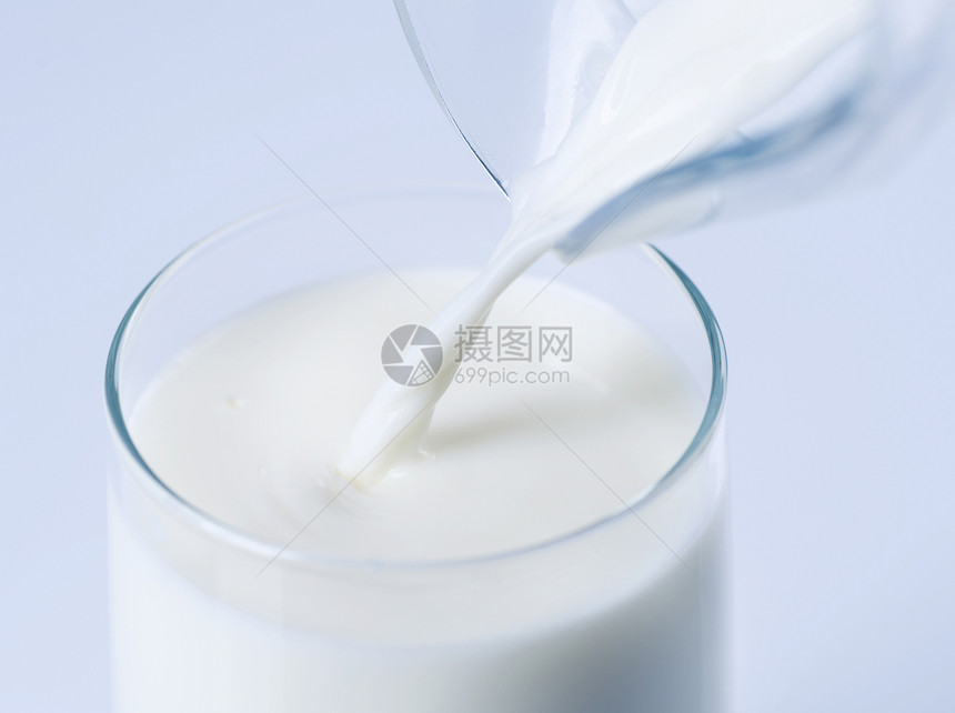 健康新鲜奶粉液体蓝色牛奶运动摄影奶制品流动乳糖波浪漩涡图片