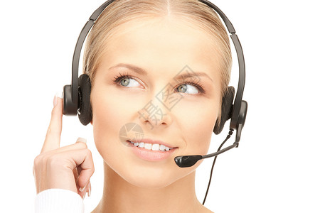 帮助热线助手操作员求助技术代理人微笑服务台耳机快乐商业顾问高清图片素材