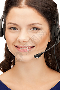 帮助热线技术服务台秘书女性快乐顾问办公室微笑耳机中心快乐的高清图片素材