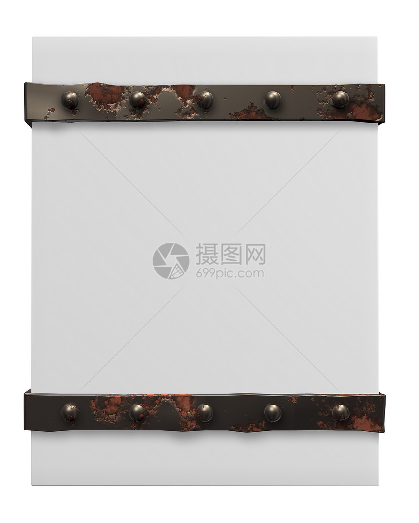 装有铁带的包装条纹技术酒吧金属品牌盒子控制板木板压花插图图片
