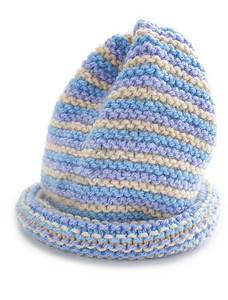 编织婴儿帽子背景图片