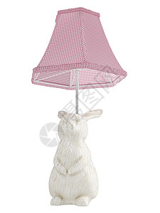 兔子雨伞兔子兔灯桌子灯罩检查国家活力家庭照明灯光装饰陶瓷背景