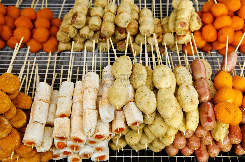 青黄马拉西亚的零食街道食物图片