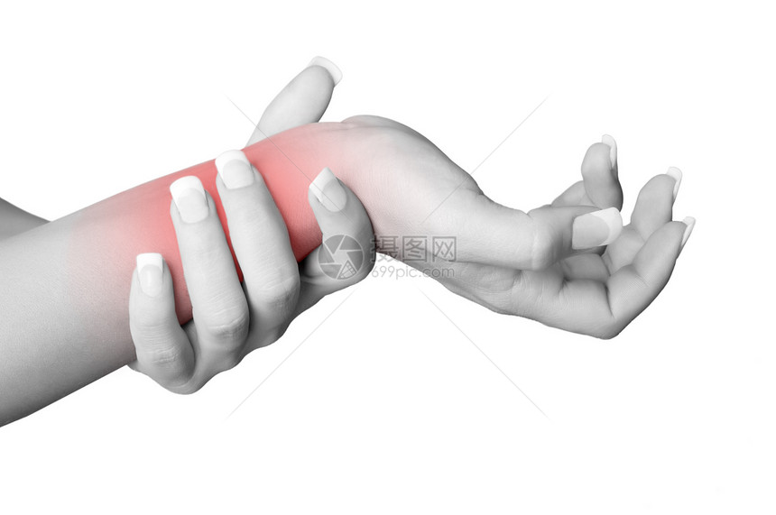 伤痛手腕扭伤手指异常风湿病女士卫生腕骨隧道保健图片