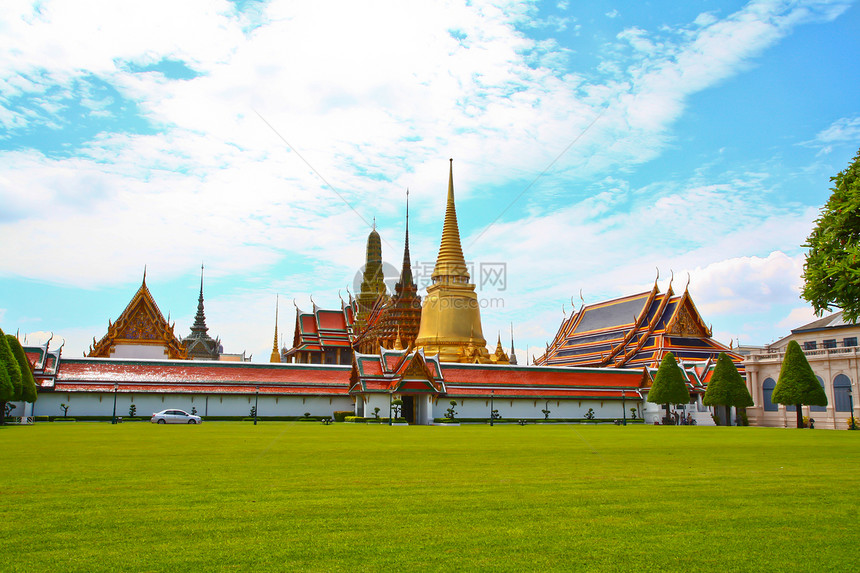 寺庙泰国信仰仪式历史金子首都游客旅行宗教艺术历史性图片